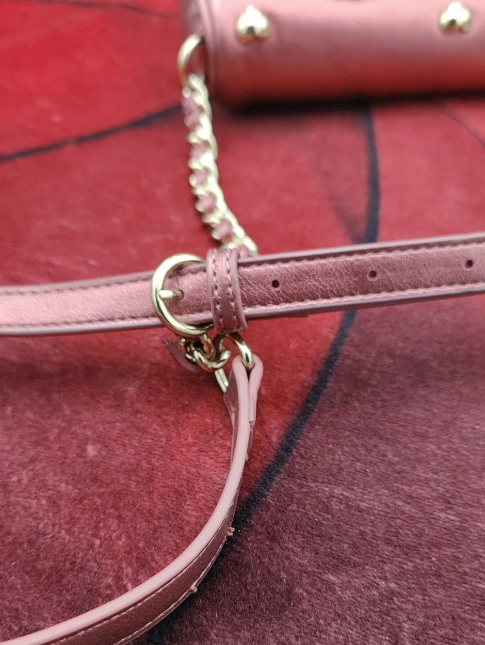 Karl Lagerfeld Paris Agyness Heart Studded Convertible Bag